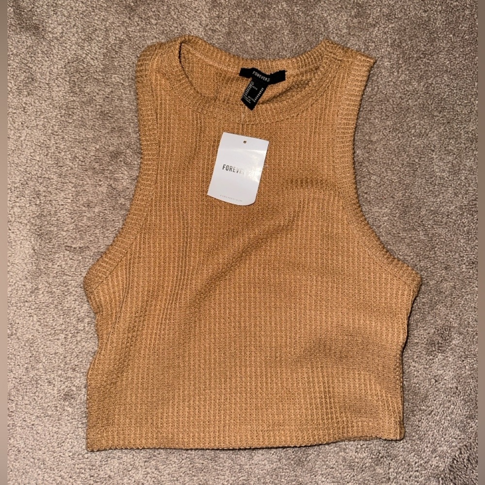 NWT Forever 21 brown size M tank top